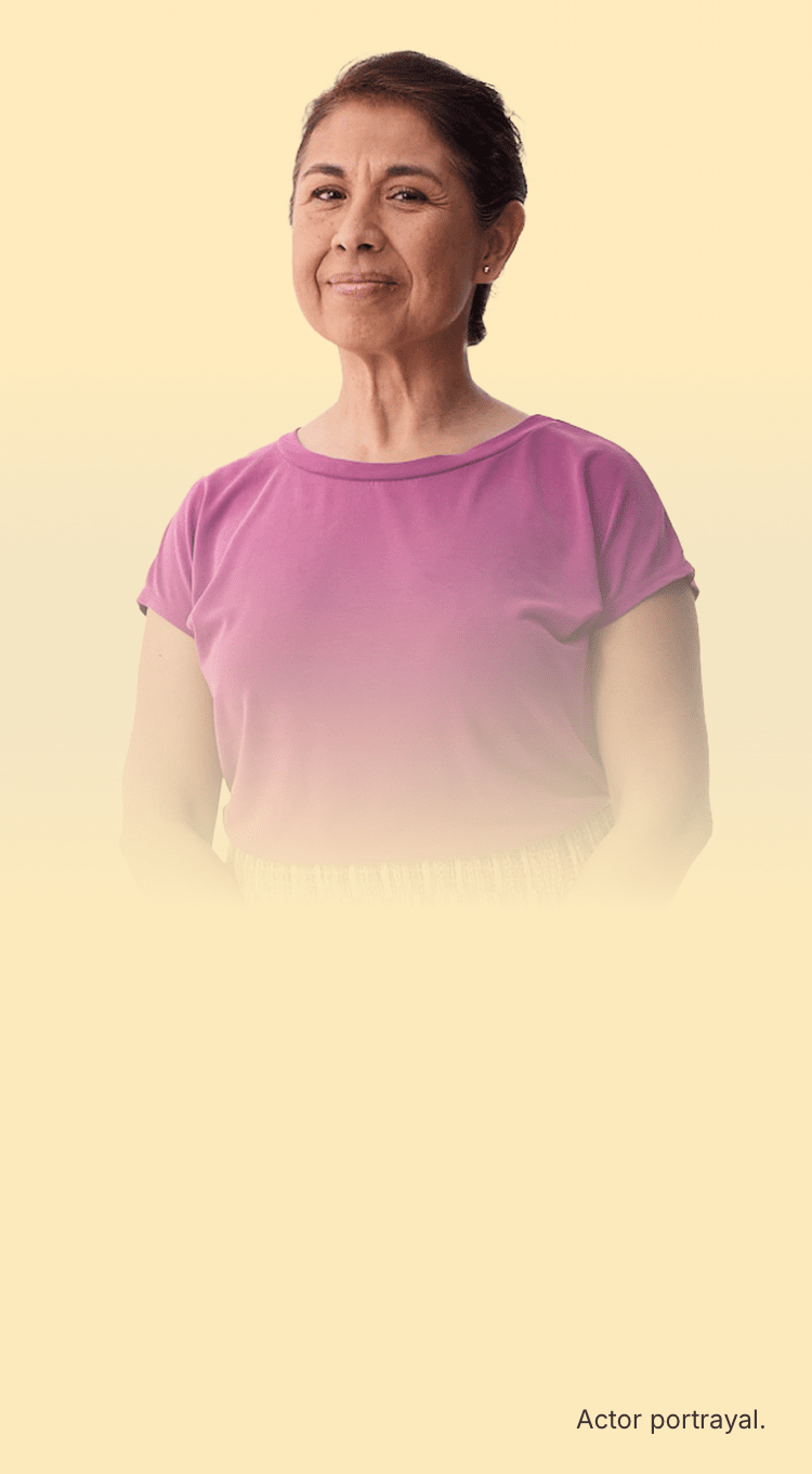Woman smiling. Actor portrayals